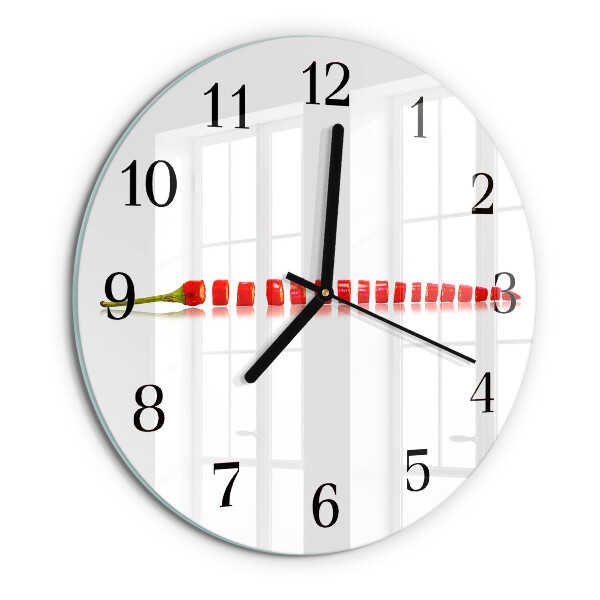 Orologio rotondo peperoncino