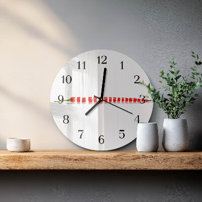 Orologio rotondo peperoncino