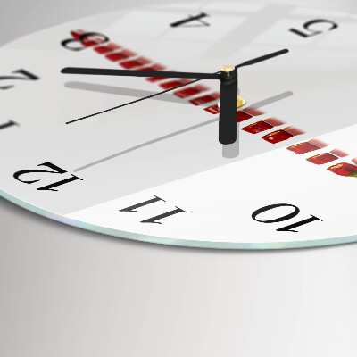 Orologio rotondo peperoncino