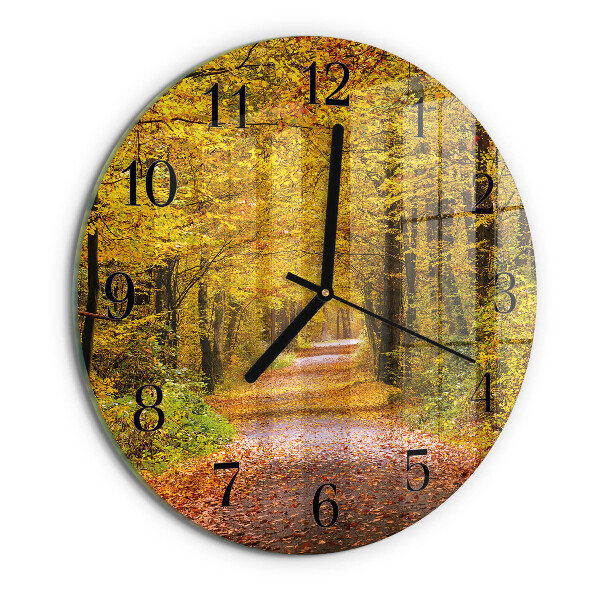 Orologio rotondo Sentiero forestale