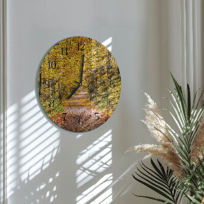 Orologio rotondo Sentiero forestale