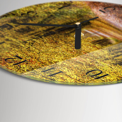 Orologio rotondo Sentiero forestale