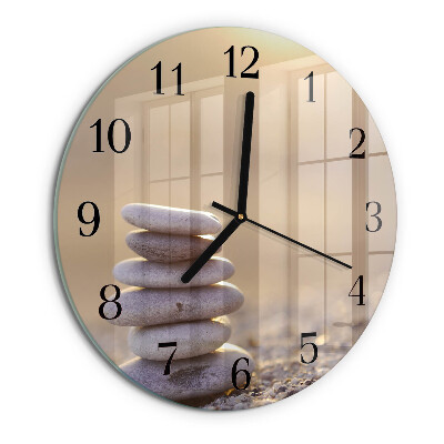 Orologio rotondo Pietre