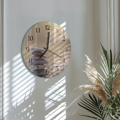 Orologio rotondo Pietre