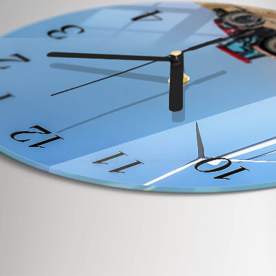 Orologio rotondo Campo di trattori