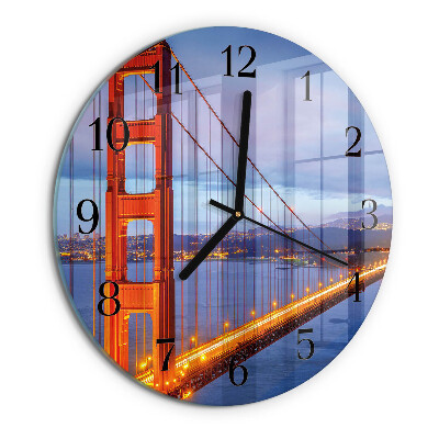Orologio rotondo Porta d'oro