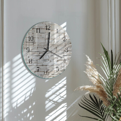 Orologio rotondo Clinker