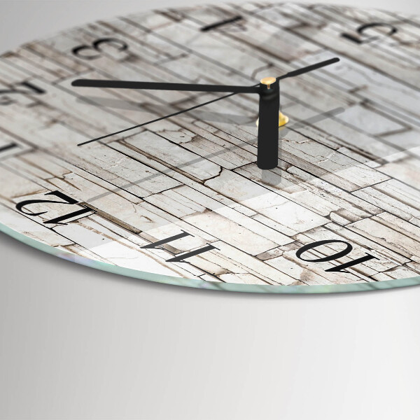 Orologio rotondo Clinker