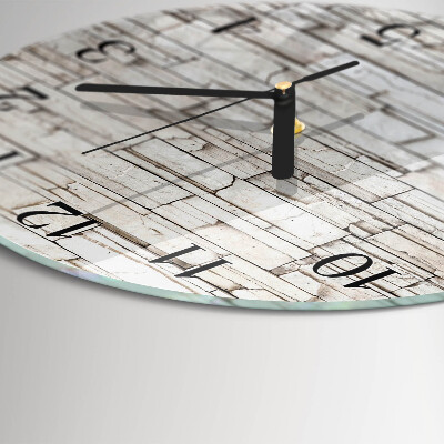 Orologio rotondo Clinker