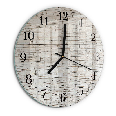 Orologio rotondo Clinker