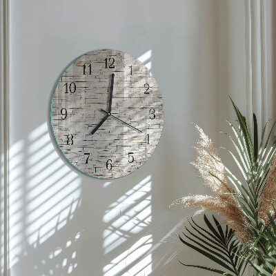 Orologio rotondo Clinker