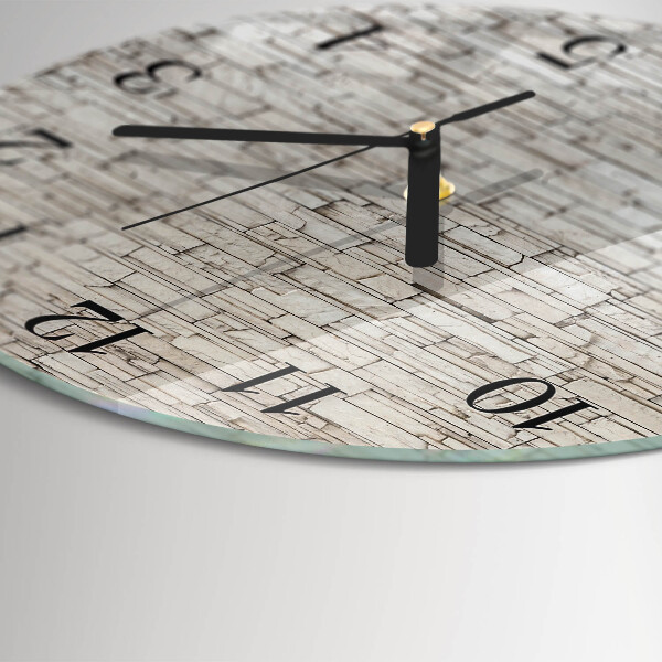 Orologio rotondo Clinker