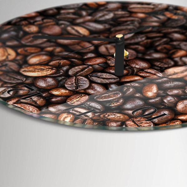 Orologio rotondo chicchi di caffè
