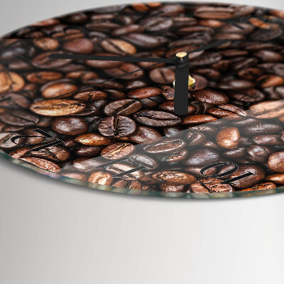 Orologio rotondo chicchi di caffè