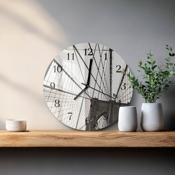 Orologio rotondo Ponte di Brooklyn