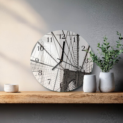 Orologio rotondo Ponte di Brooklyn