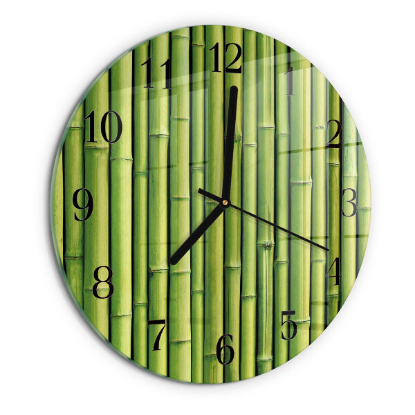 Orologio rotondo Bambù