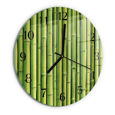 Orologio rotondo Bambù