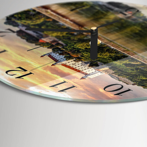 Orologio rotondo Castello sul fiume