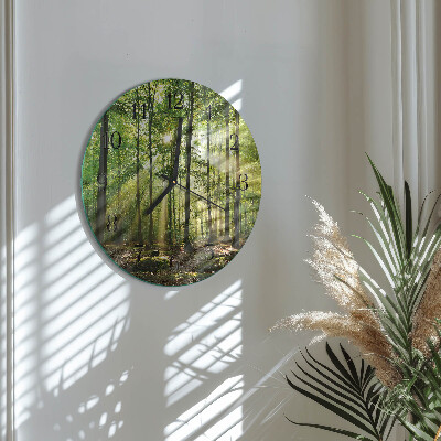Orologio rotondo Natura della foresta