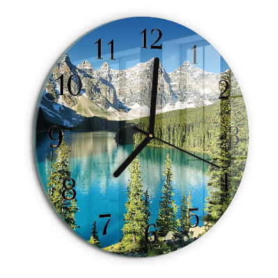 Orologio rotondo Natura montuosa