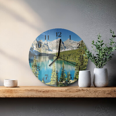 Orologio rotondo Natura montuosa