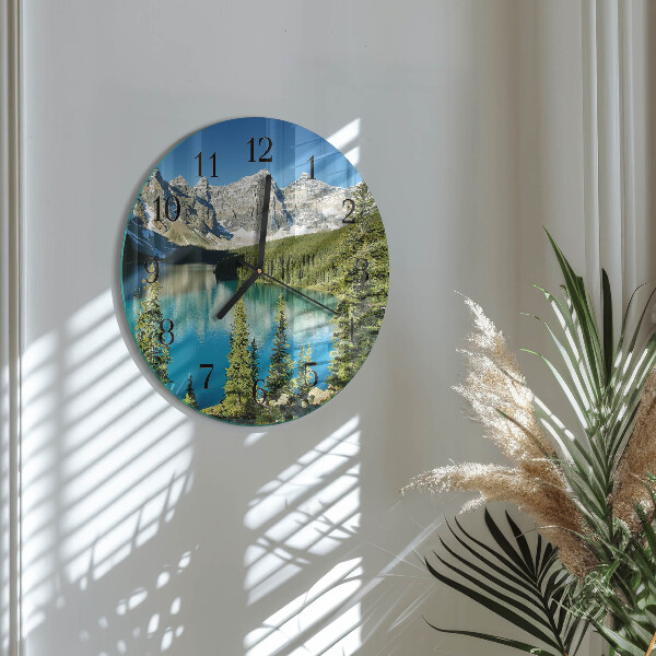 Orologio rotondo Natura montuosa