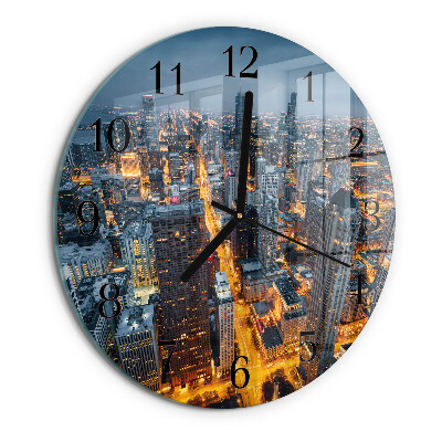 Orologio rotondo Serata in città