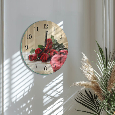 Orologio rotondo Rose