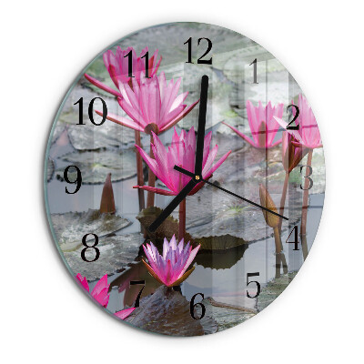 Orologio rotondo Ninfee