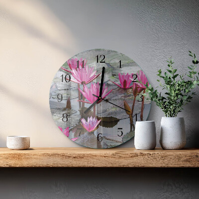 Orologio rotondo Ninfee