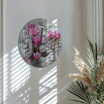 Orologio rotondo Ninfee