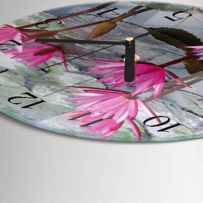 Orologio rotondo Ninfee