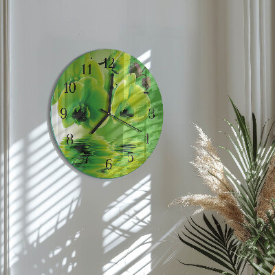 Orologio rotondo Orchidea