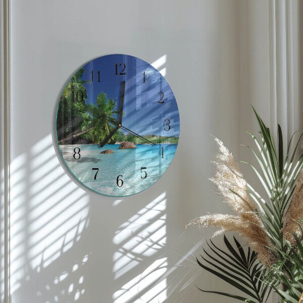 Orologio rotondo Island Palms