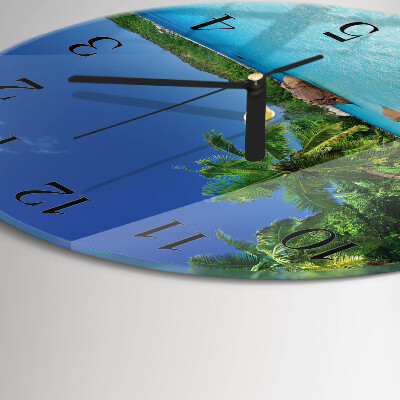 Orologio rotondo Island Palms