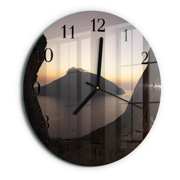 Orologio rotondo Montagna dell'Oceano
