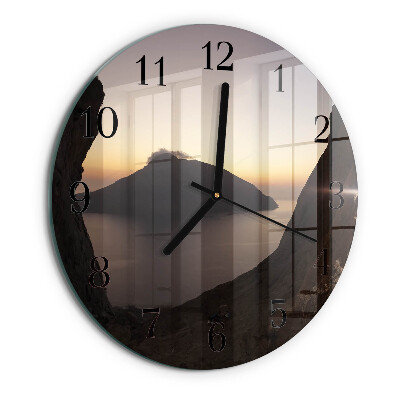 Orologio rotondo Montagna dell'Oceano