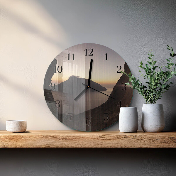 Orologio rotondo Montagna dell'Oceano