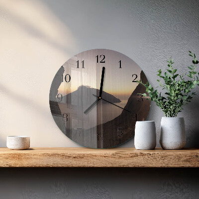 Orologio rotondo Montagna dell'Oceano
