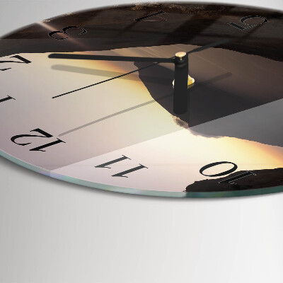 Orologio rotondo Montagna dell'Oceano