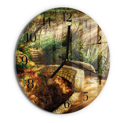 Orologio rotondo Ponte della foresta