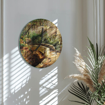 Orologio rotondo Ponte della foresta