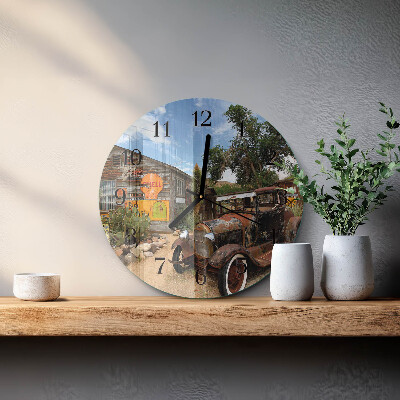 Orologio rotondo Vecchia auto