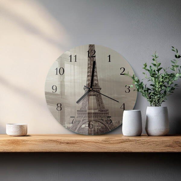 Orologio rotondo Torre Eiffel