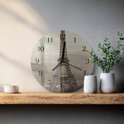 Orologio rotondo Torre Eiffel