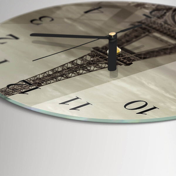 Orologio rotondo Torre Eiffel