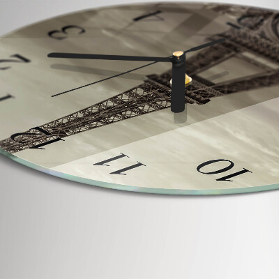 Orologio rotondo Torre Eiffel