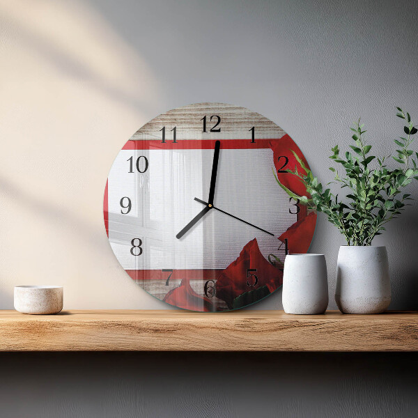 Orologio rotondo Rose
