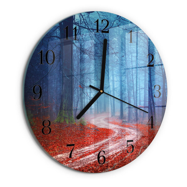 Orologio rotondo Sentiero forestale